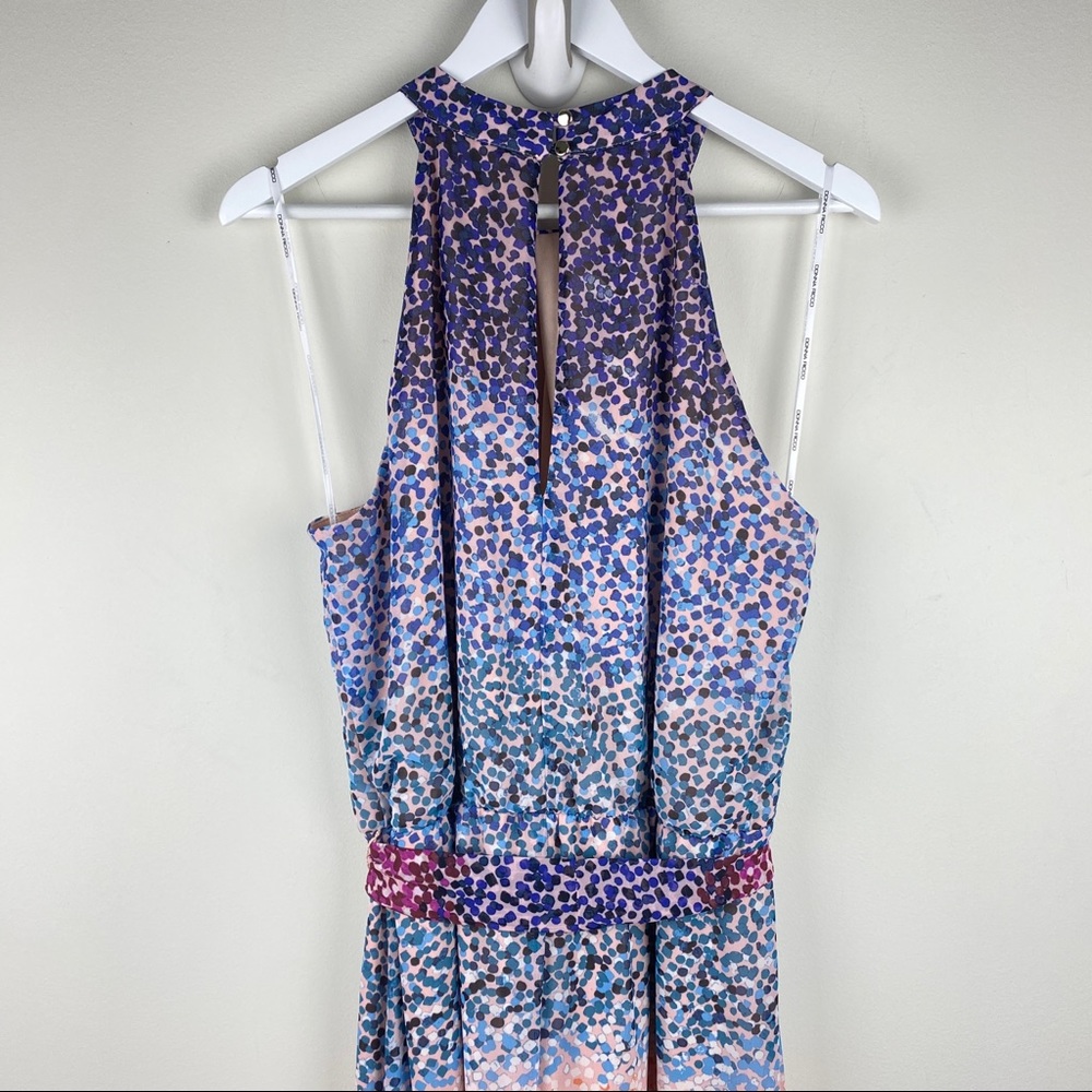 Multi-Color Halter Maxi Dress - Picture 11 of 15
